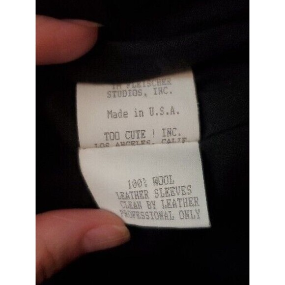 Vintage 1993 Too Cute!  Wool Leather Varsity Jacket BETTY BOOP - Picture 12 of 15